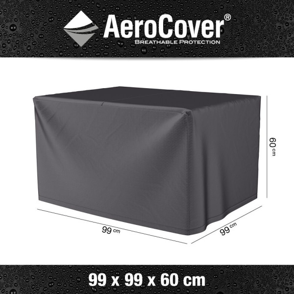 Pokrowiec ogrodowy na stolik9112 99x99x60 AeroCover szaryHomms