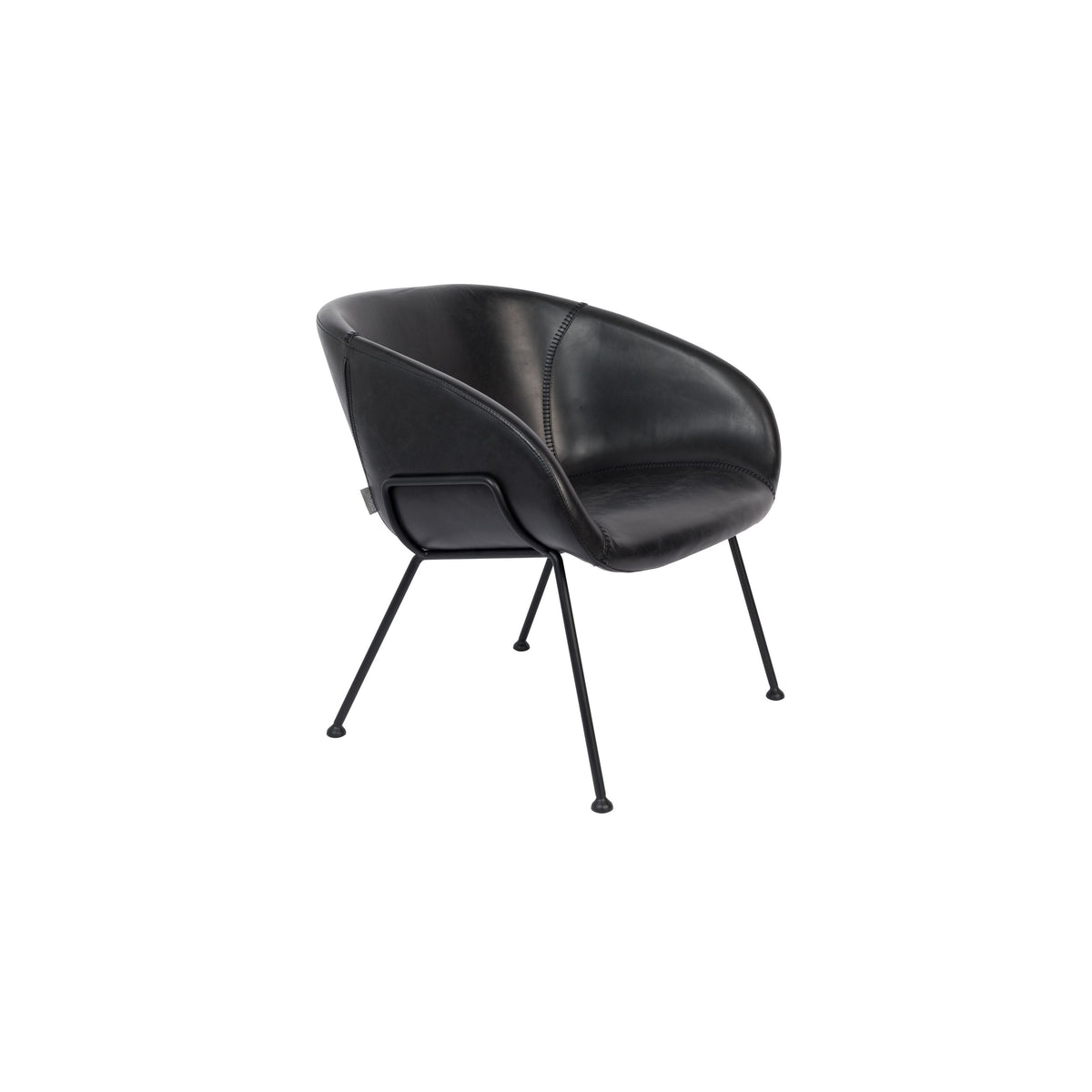 Zuiver Feston Loungestoel Zwart