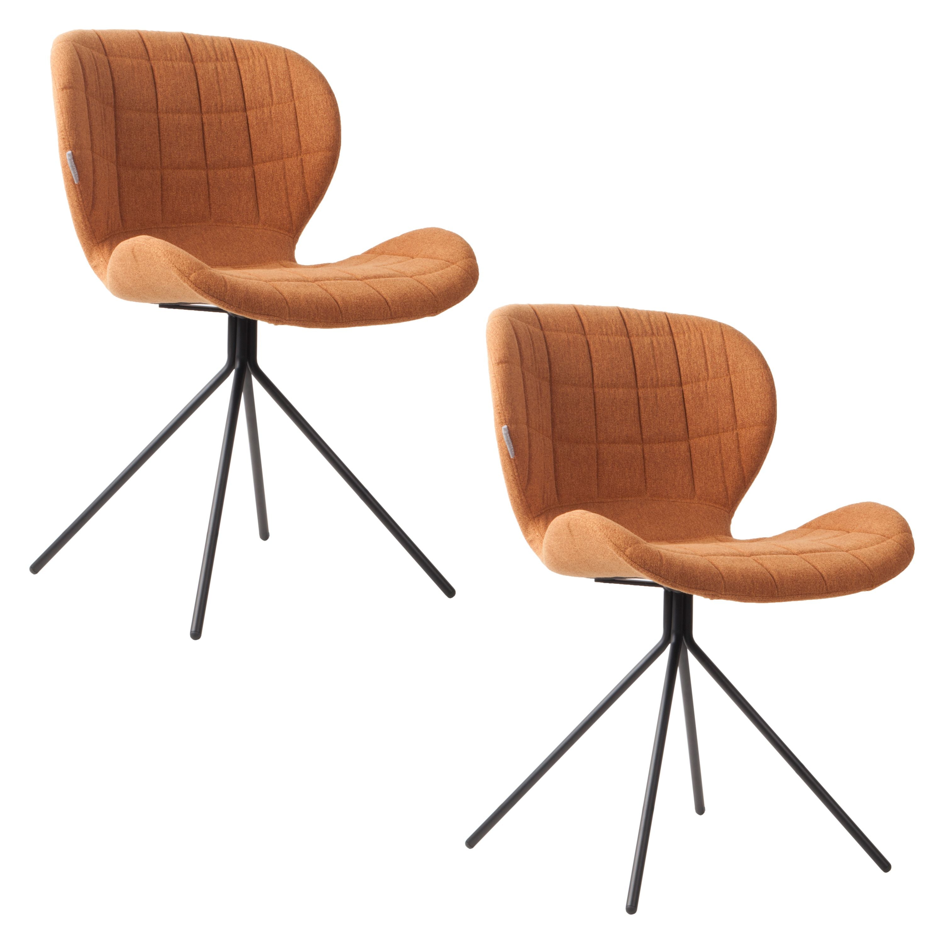 Zuiver OMG Eetkamerstoelen Camel - Set van 2