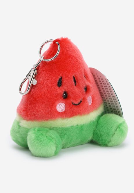 Kids Red Aurora Palm Pals Sandy Watermelon Clip-On Key Clip