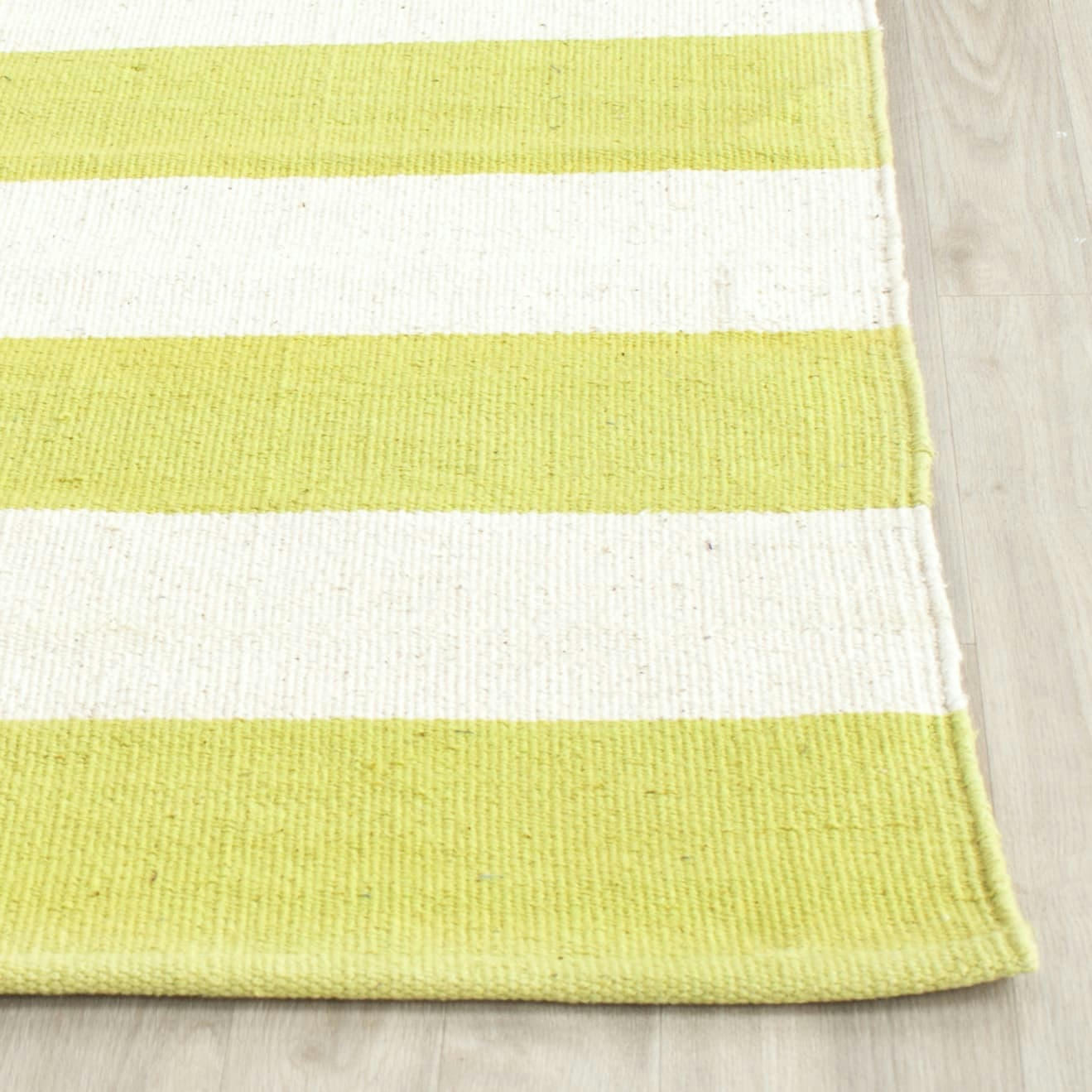 MONTAUK - Tapis de salon interieur en vert & ivoire, 152 x 244 cm