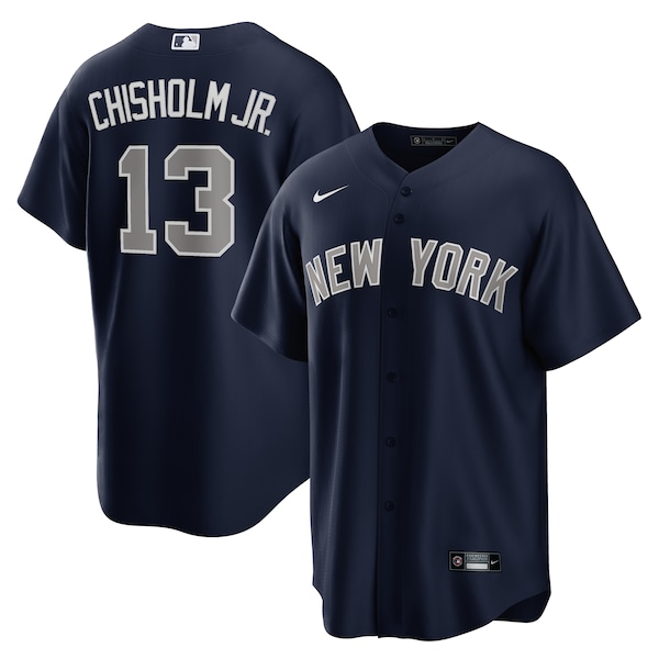 Jazz Chisholm Jr. New York Yankees Nike Alternate, 1st Replica Player Jersey - Navy