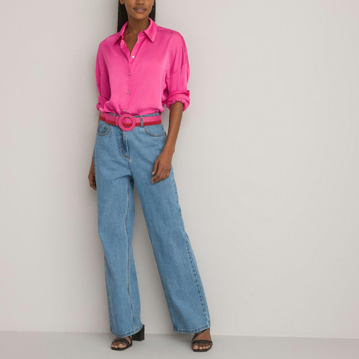 Chemise fluide, manches longues