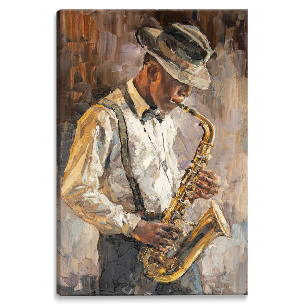 Obraz Do Salonu Jazzman z saksofonem 20x30cm