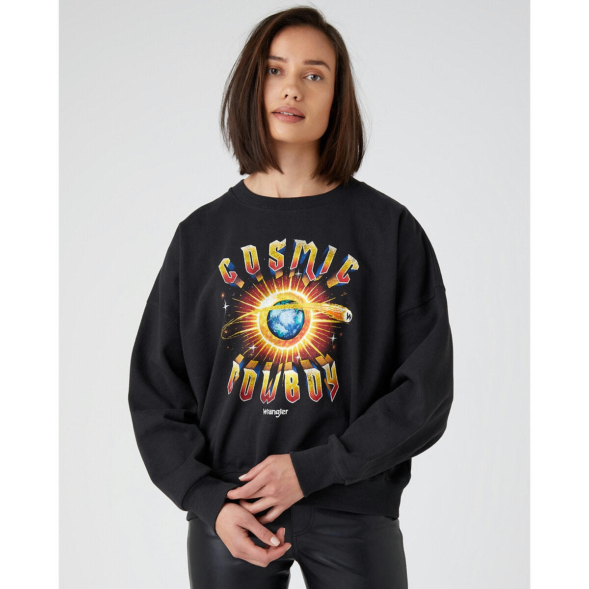 Sweat manches longues, motif devant
