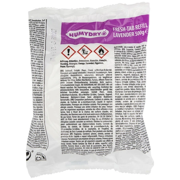 Luftentfeuchter-Nachfülltab, geeignet für Räume bis 15 m³, 500g