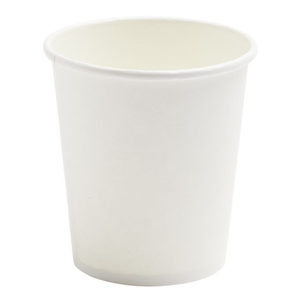 Lot de 50 gobelets jetables 20cl carton uni blanc