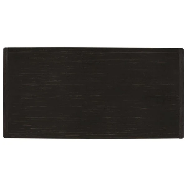 Hollingworth Antique Black Wood Bar Table