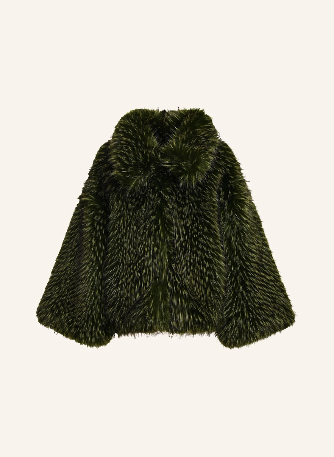 ESSENTIEL ANTWERP Kunstfell-Jacke KASTANJE