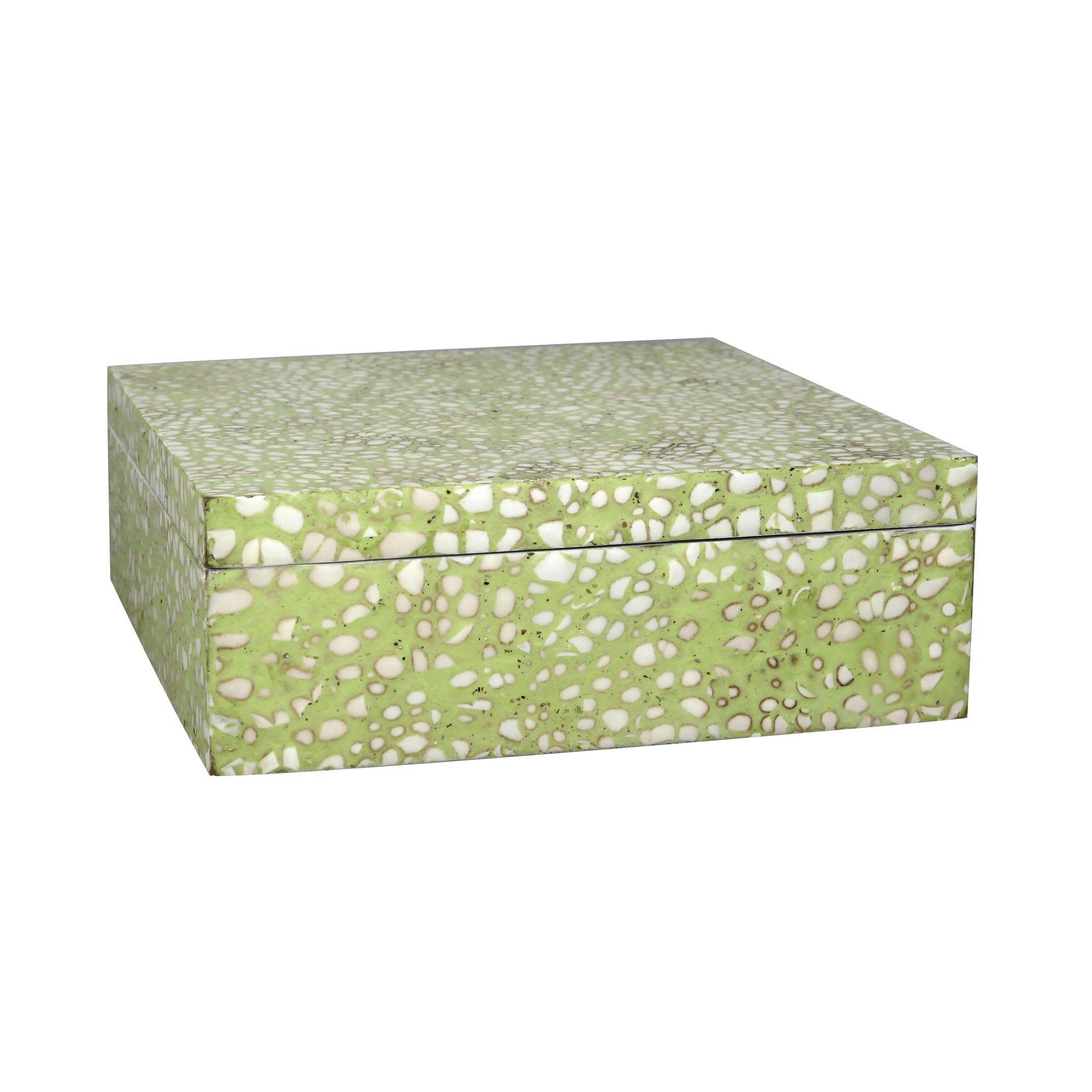 TULUM - Boîte en coquille d'œuf vert