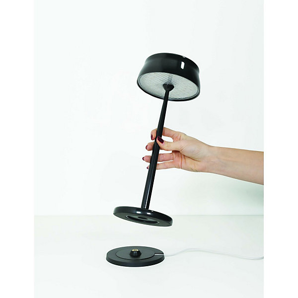 Lampe de table LED connectée Wi-Fi Zafferano Sister Light noire nacrée rechargeable dimmable 2200/2700/3000/4000K 3,2W h 33 cm
