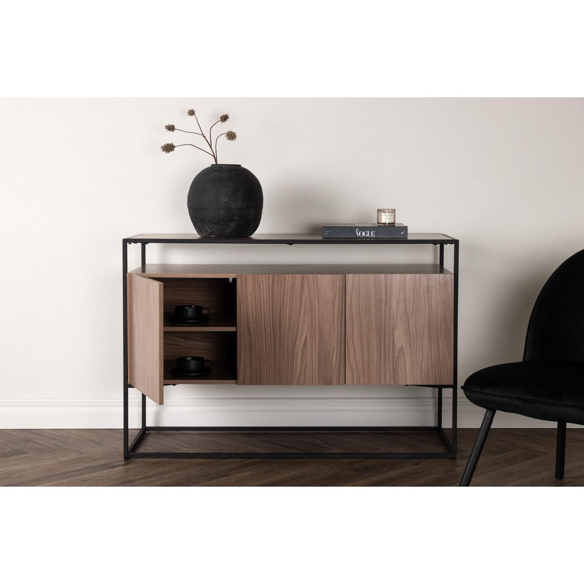 Svea - Soko dressoir - 120 cm - walnoot