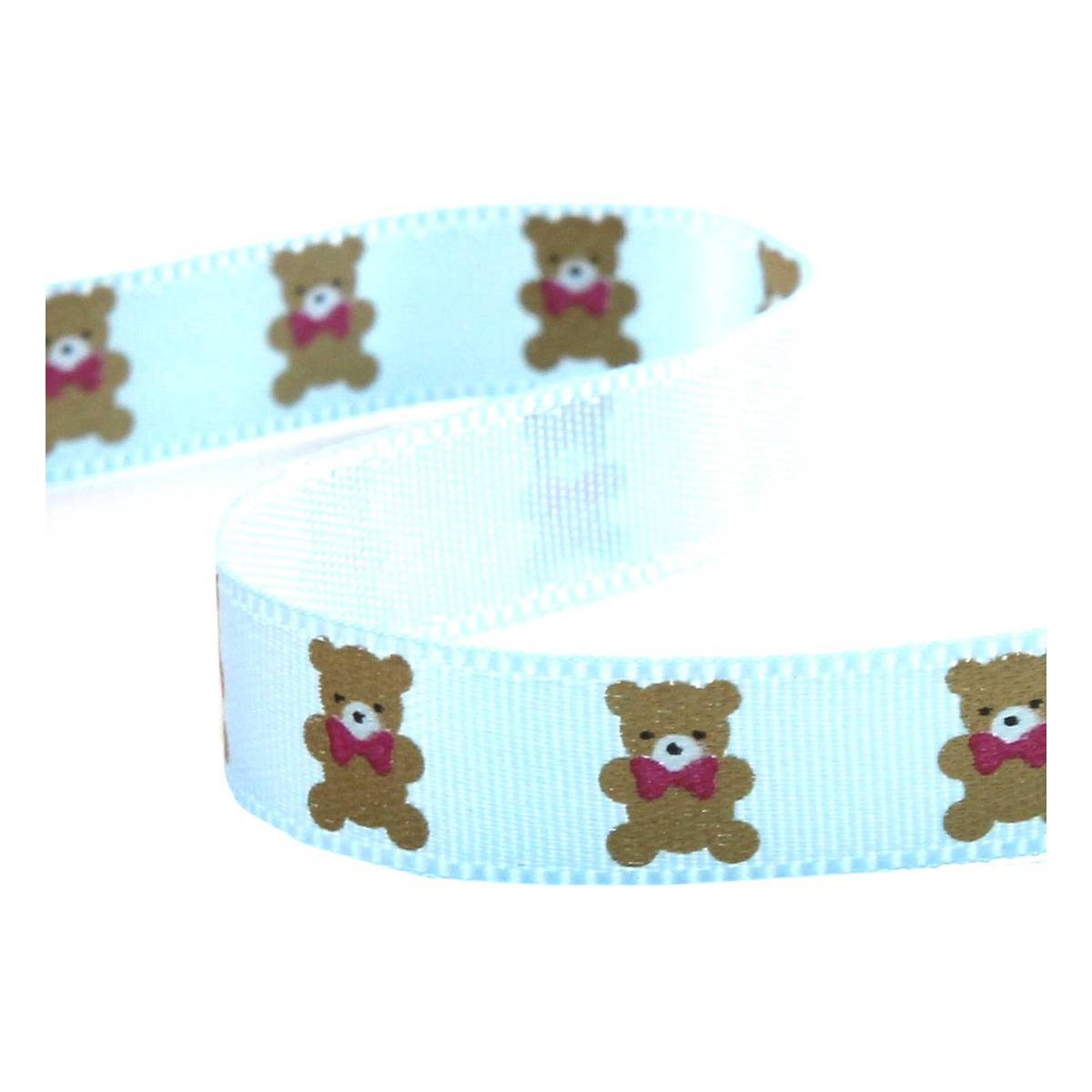 Teddy Bear Satin Ribbon 9mm x 3.5m