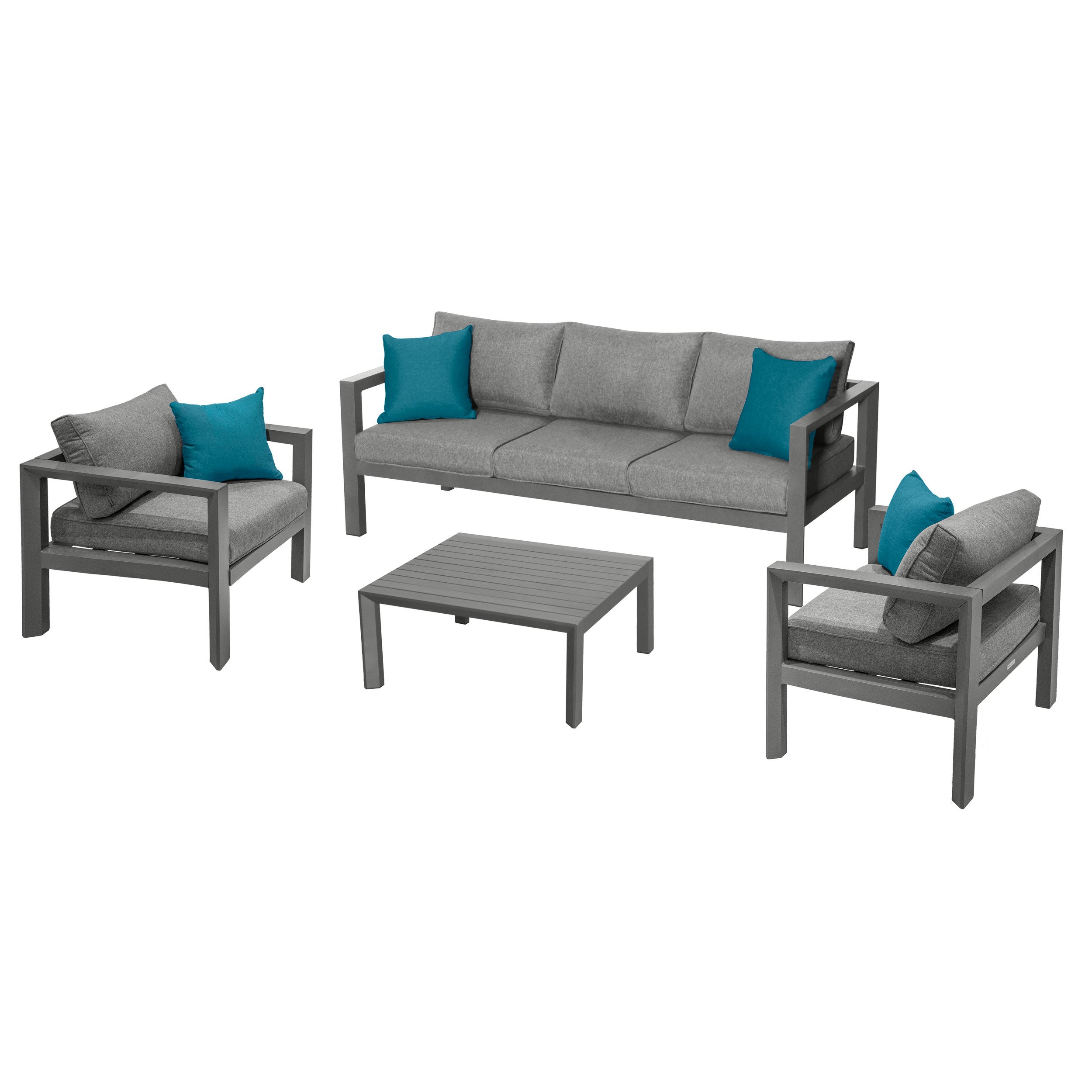 Conjunto de jardim ÉVASION cinza escuro