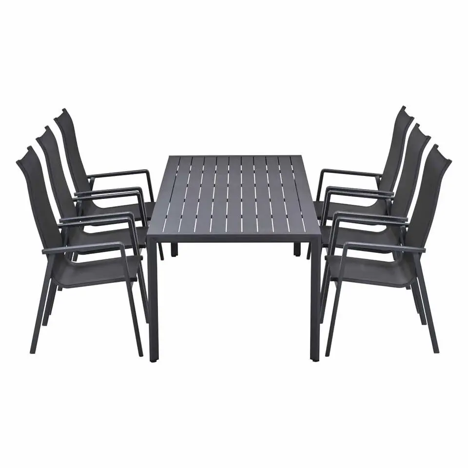 Garden Impressions Siena tuinset 7-delig - Kasper tuintafel