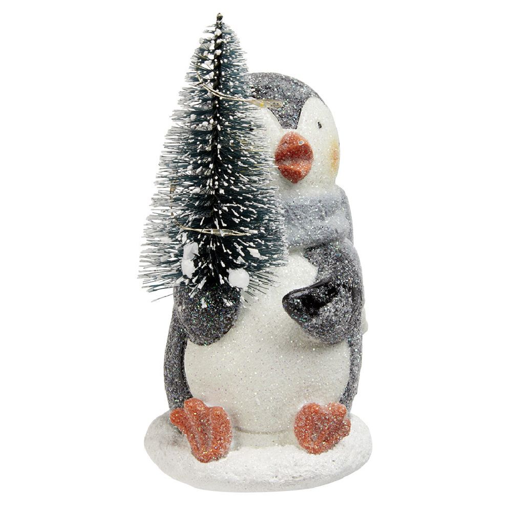 Pingouin et sapin de No&euml;l lumineux (2 modèles)