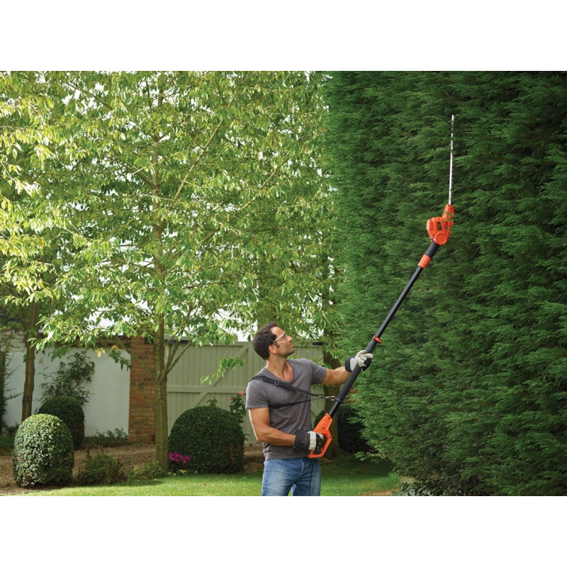 Taille-haie électrique sur perche PH5551-QS 51 cm 550 W BLACK DECKER