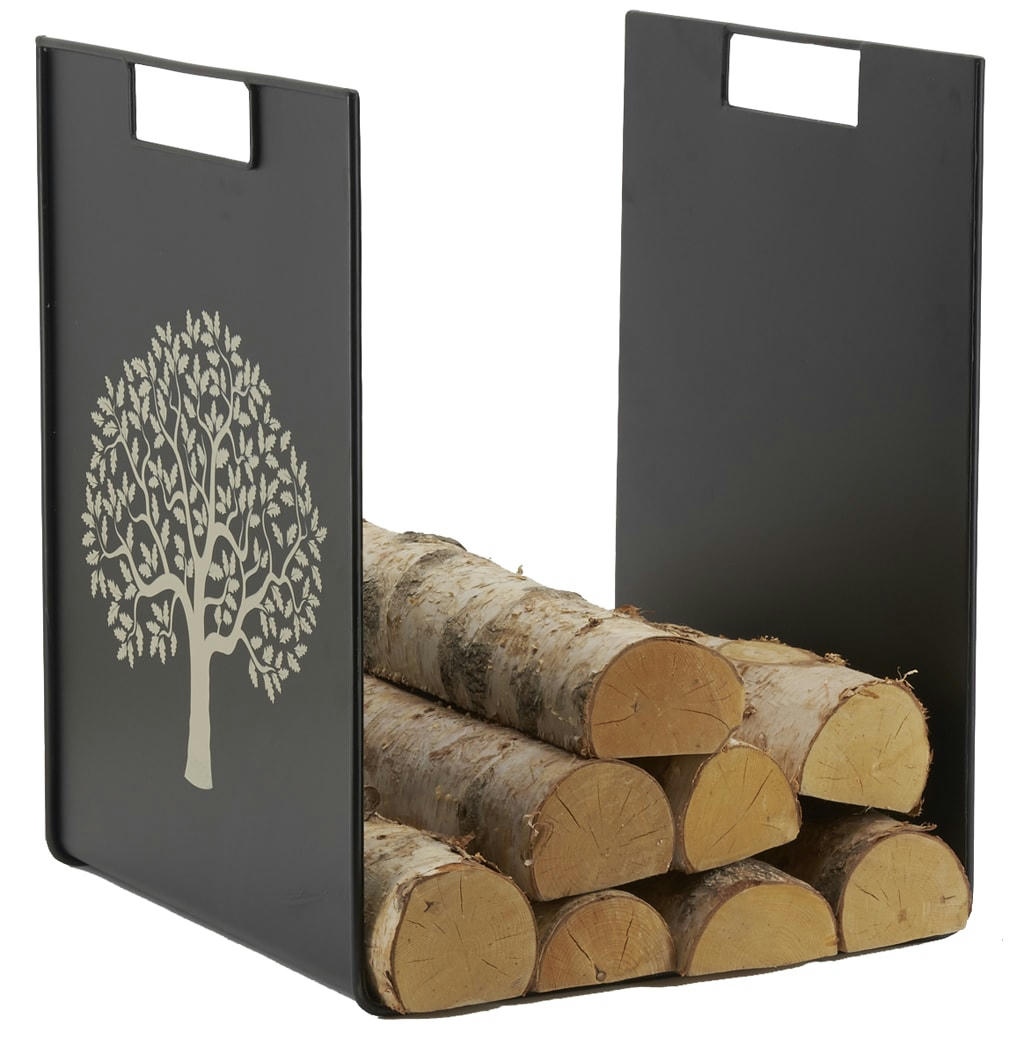 - Porte-bûches en métal