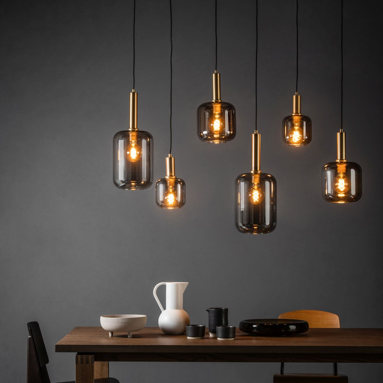 Lucide JOANET Cluster Hanglamp - 6xE27