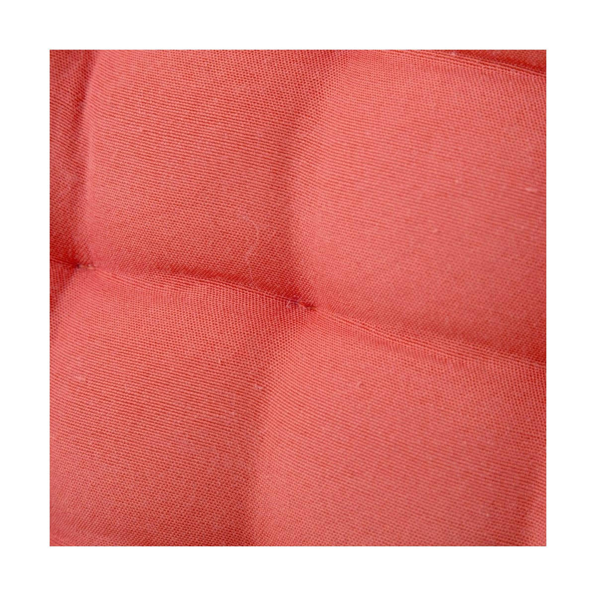 - Coussin de chaise carré rose - 40x40x7cm