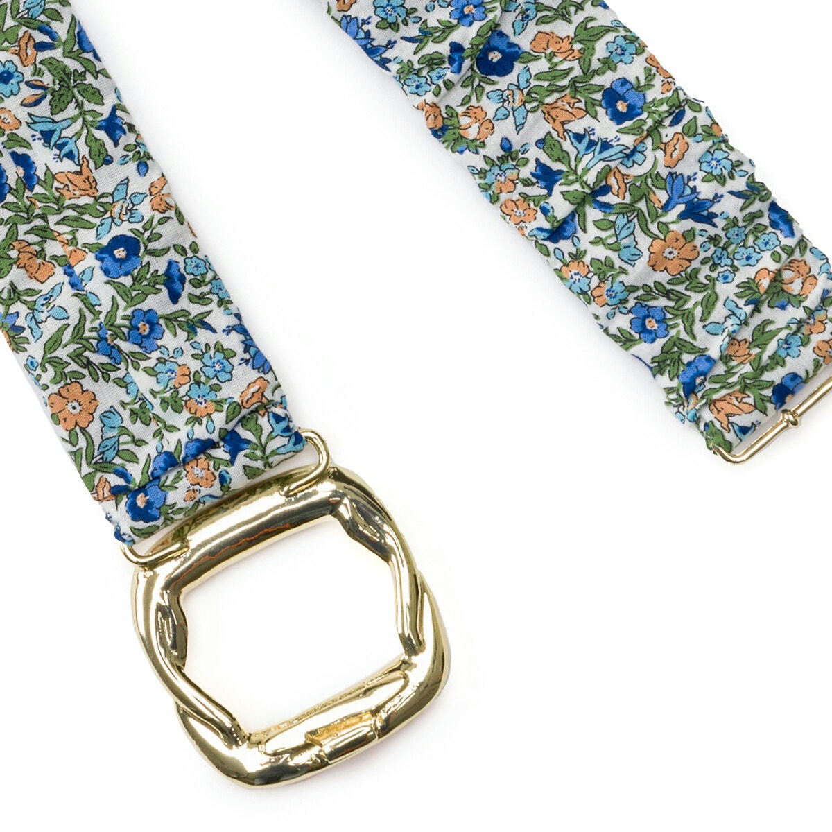 Ceinture élastiquée imprimé fleuri