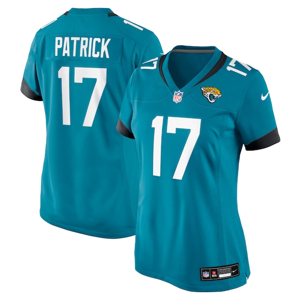 Tim Patrick Jacksonville Jaguars Nike Women's Team Game Jersey -  Teal
