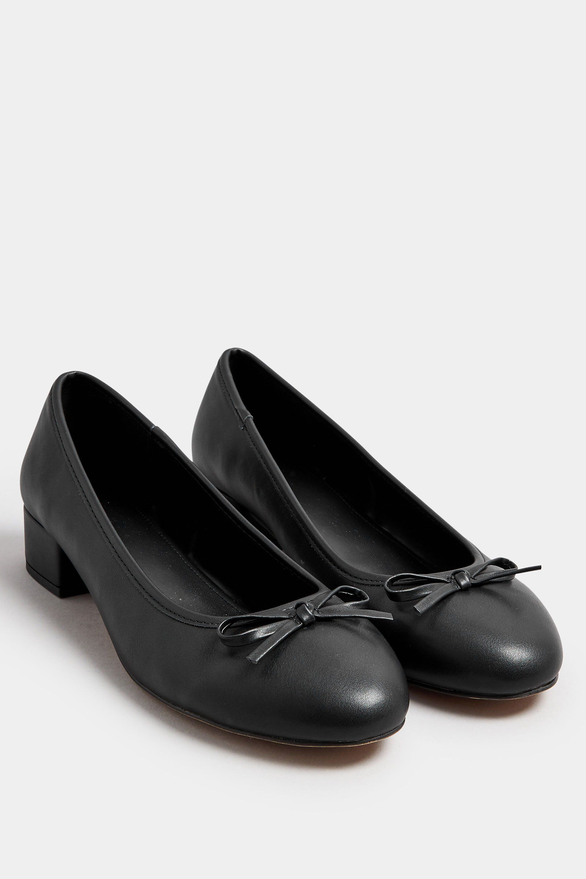 Long Tall Sally Heeled Ballet Pumps