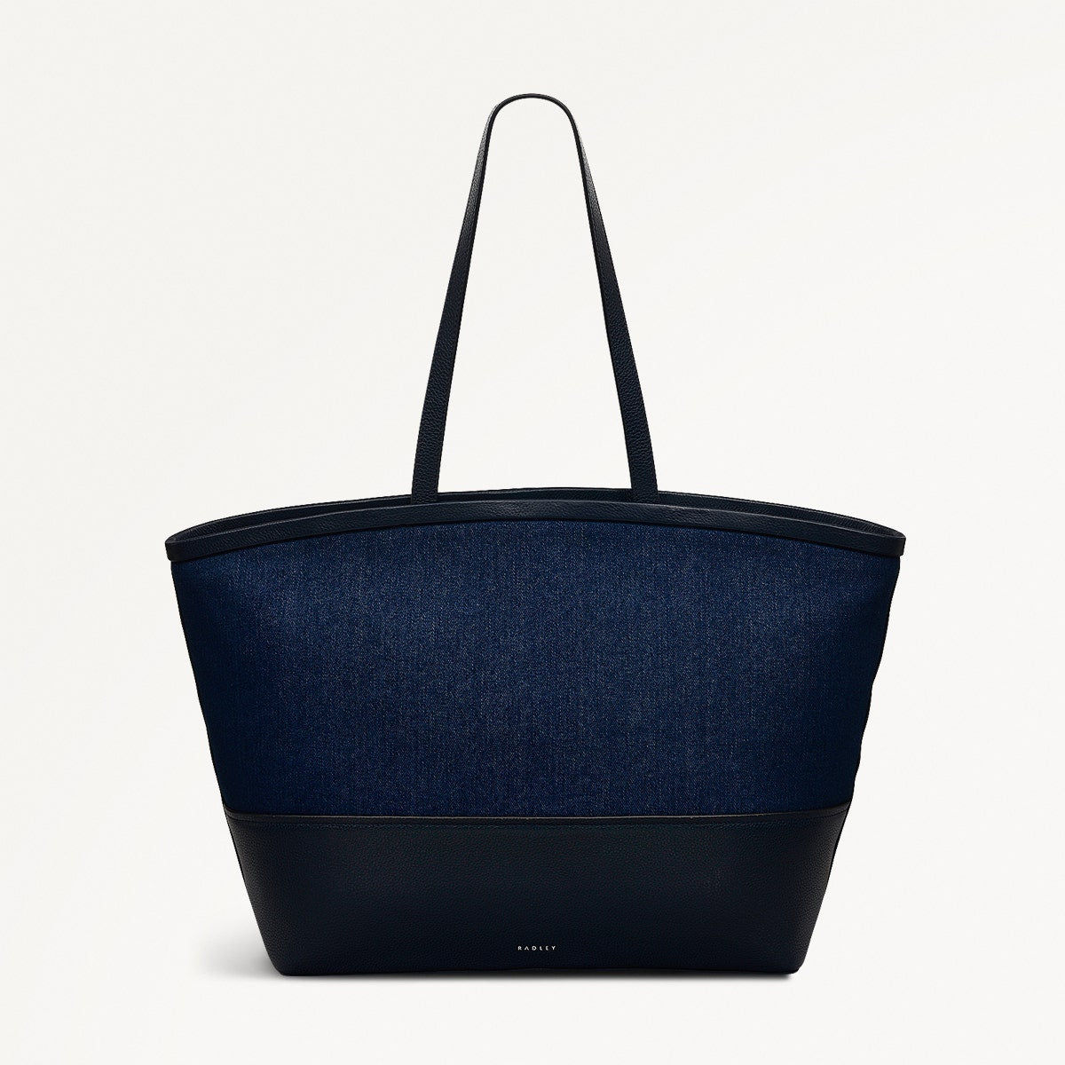 Bishops Lane - Denim Large Ziptop Tote Bag - OHE13302