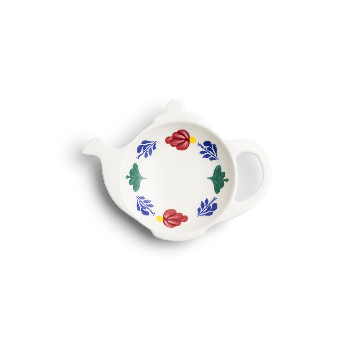 Royal Boch theetip boerenbont - set van 6 - 8cm - keramiek