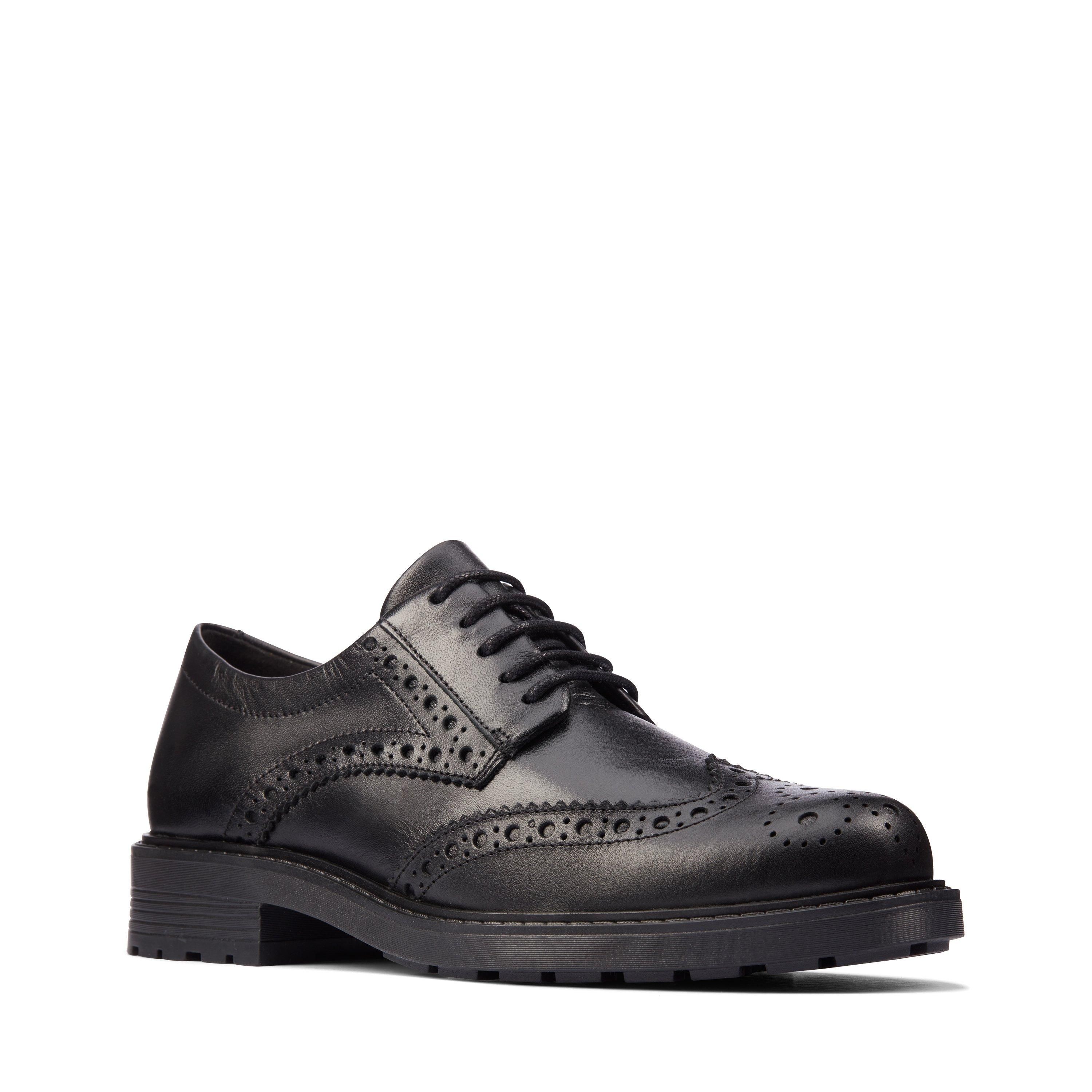 Clarks Orinoco 2 Limit Black Leather Brogues