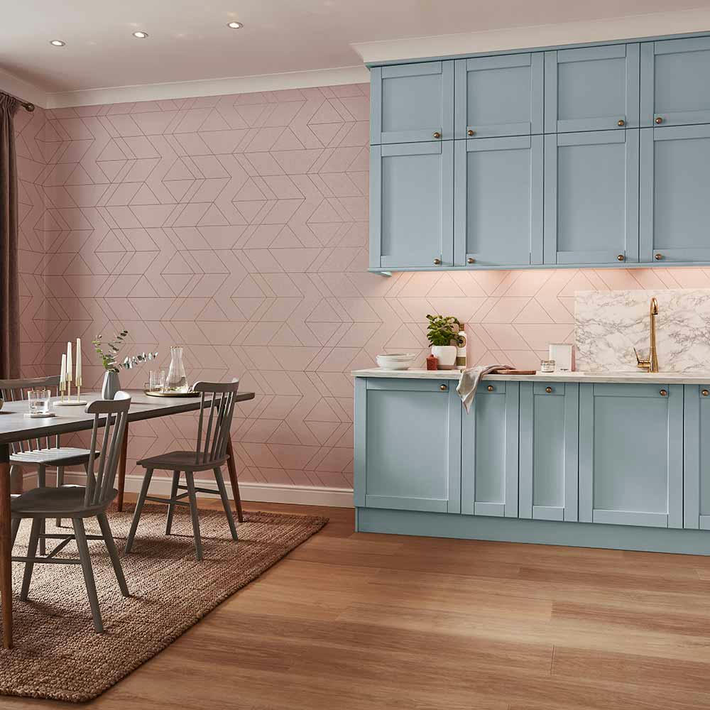 - papier peint balance rose or 1005x52cm