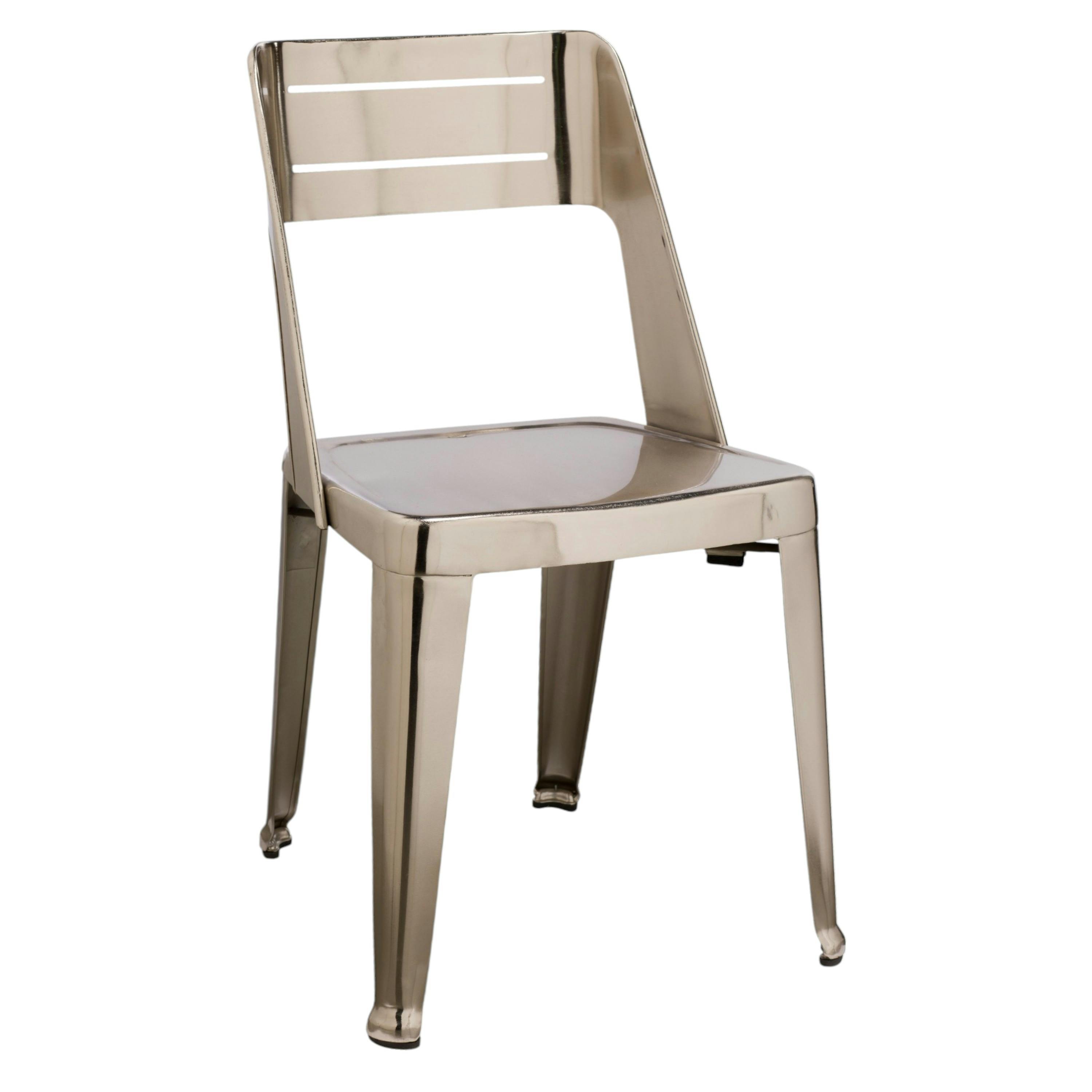 Chaise design chrome (lot de 2) HELSINKI