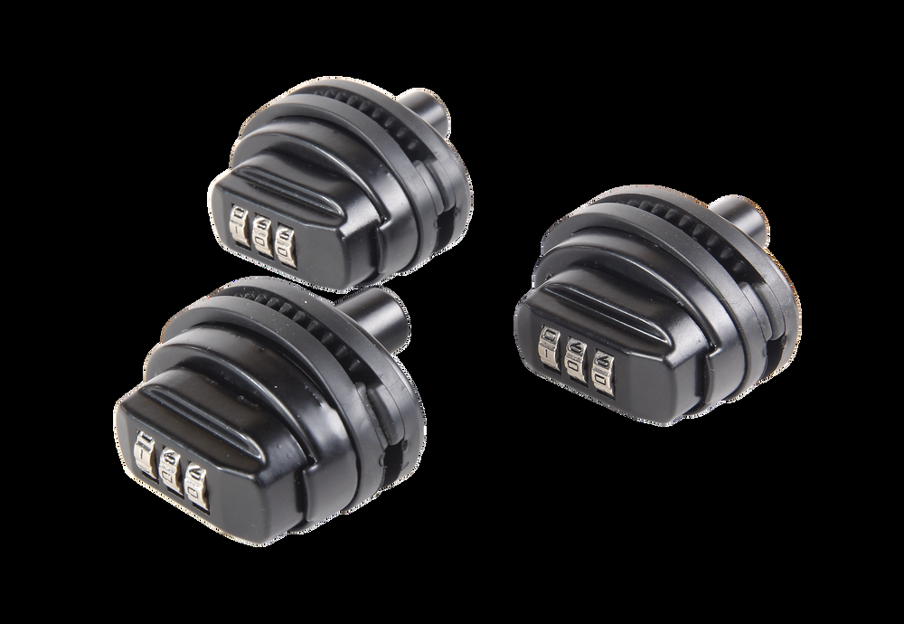 Huntshield Combination Gun Lock, Black, 3-Pk