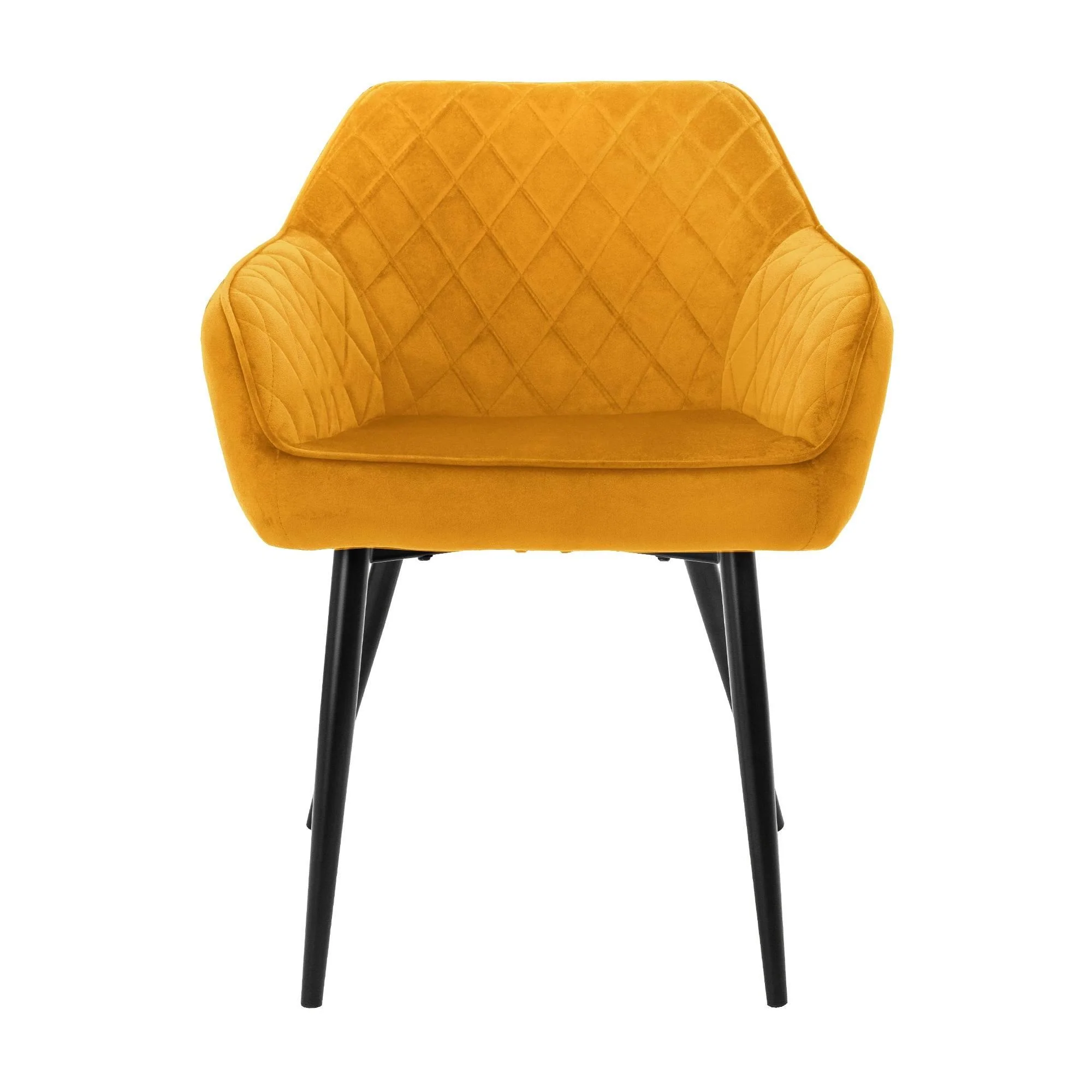 Set van 4 eetkamerstoelen Amino velvet
