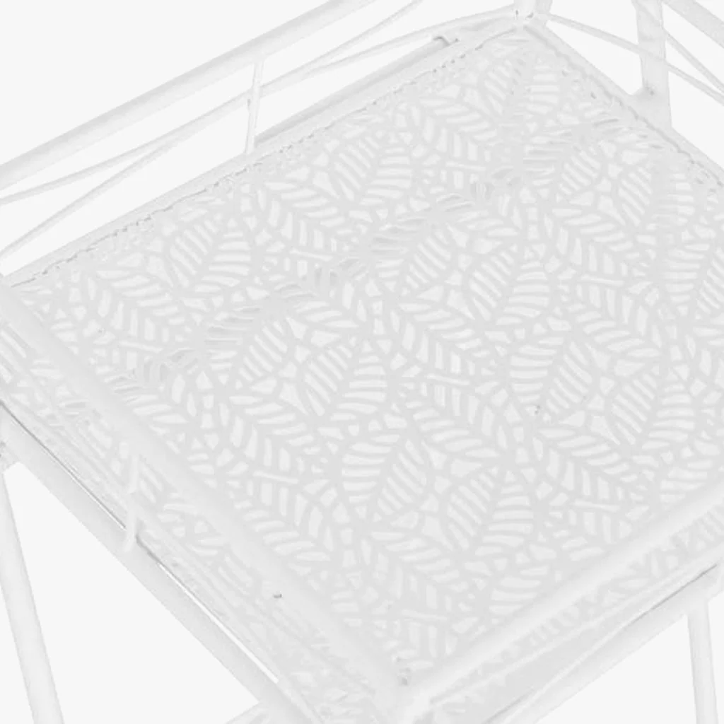 Carrinho de Apoio em Ferro Branca REVIVAL