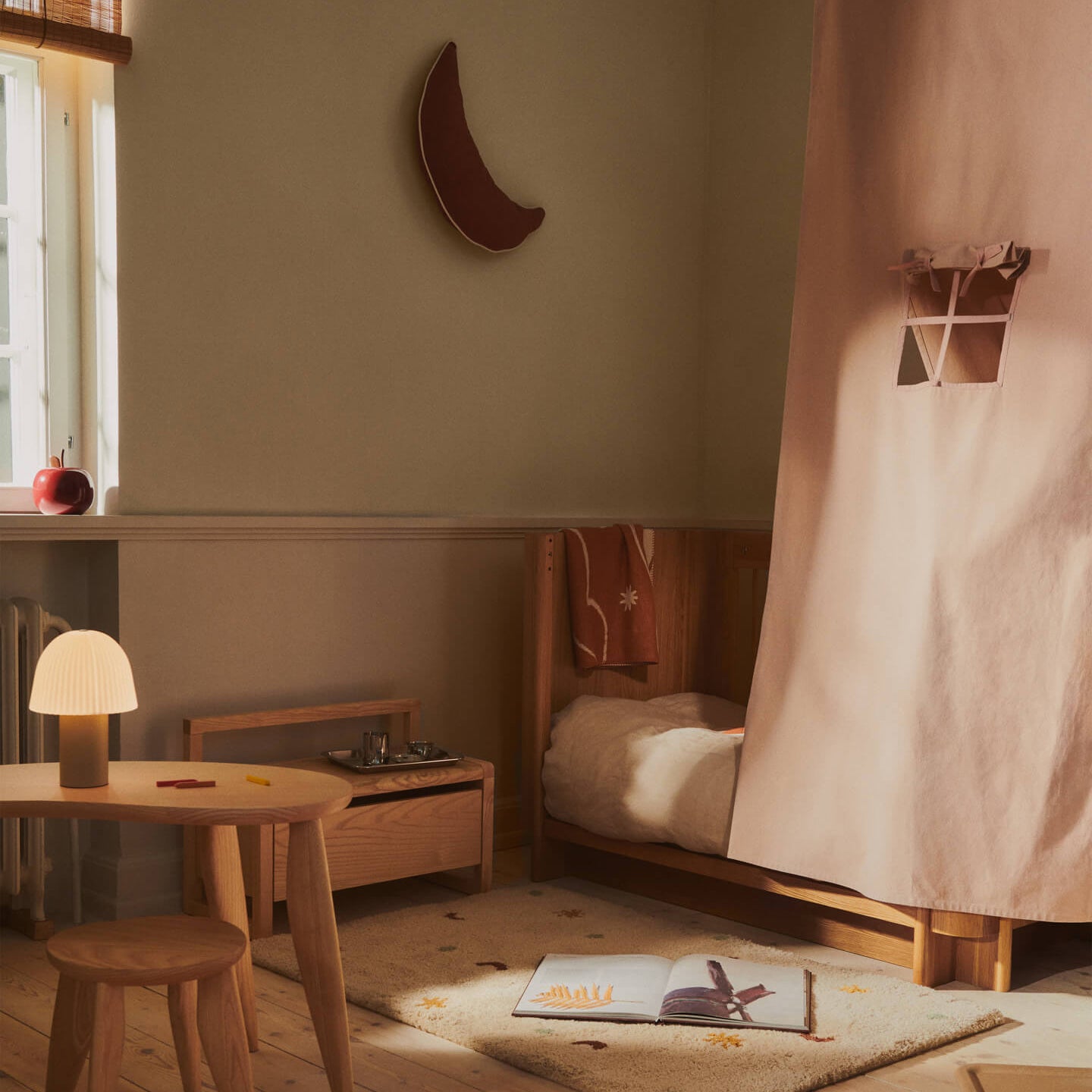 Ferm Living Moon Sierkussen - Brown Clay
