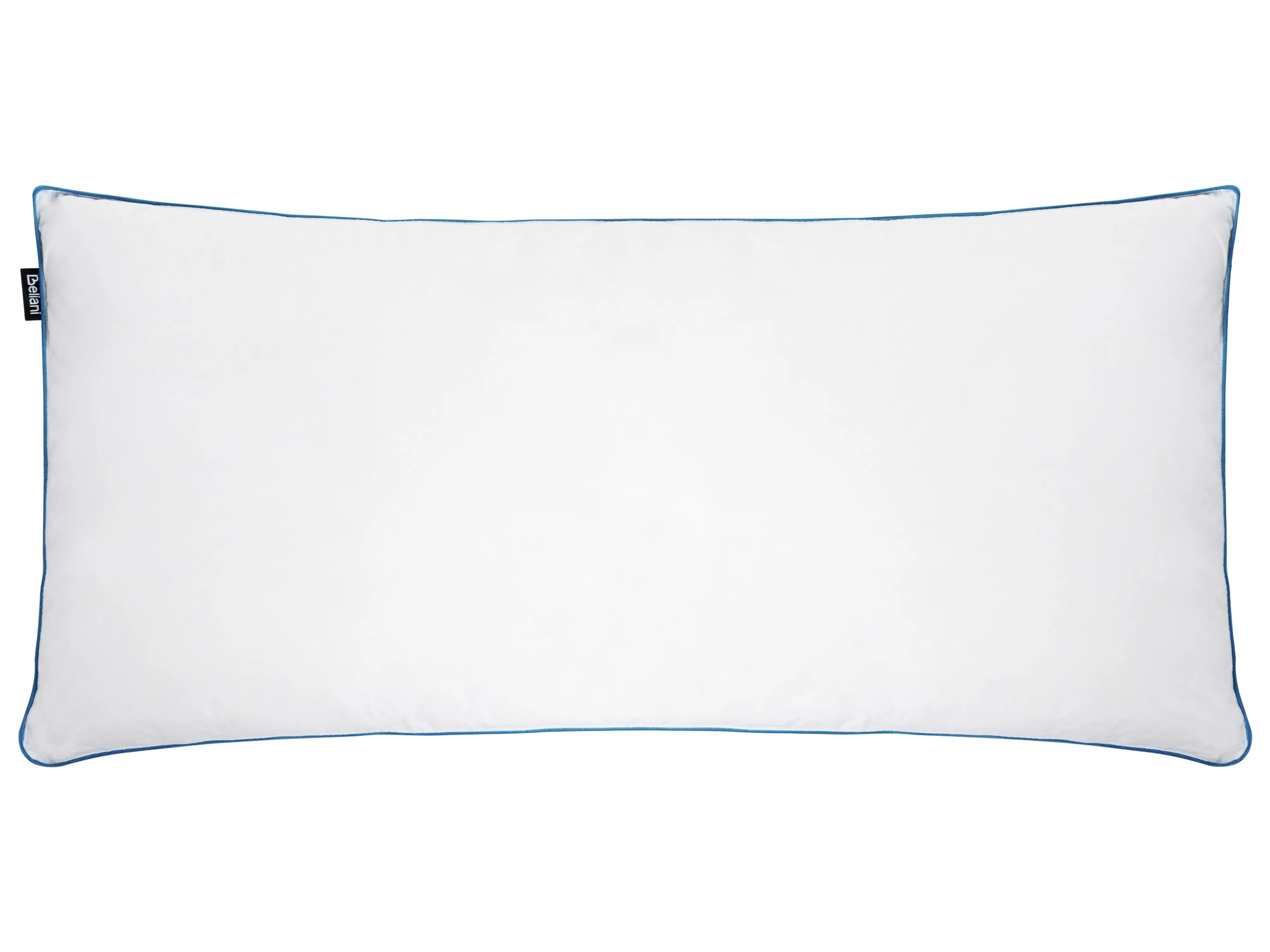 Bed Pillow ANETO High Duck Feathers and Down 40 x 80 cm White