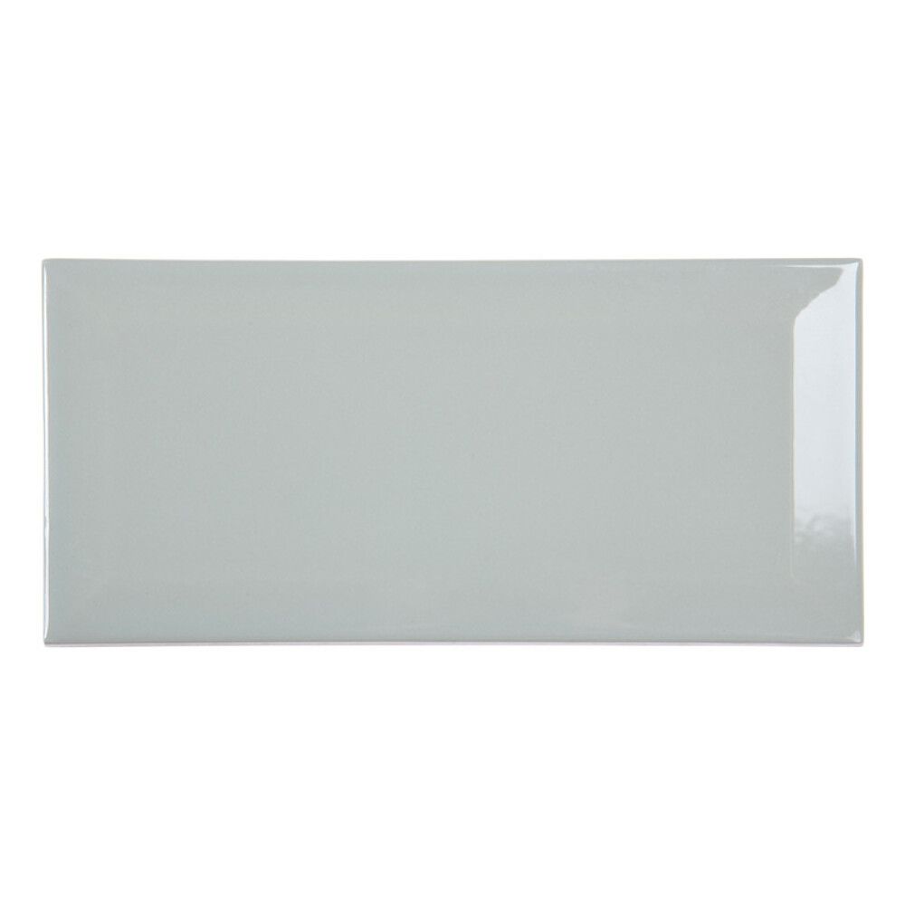 FLIS METRO BLANK SAGE M/FASEDE KANTER 10X20CM 0,8M²
