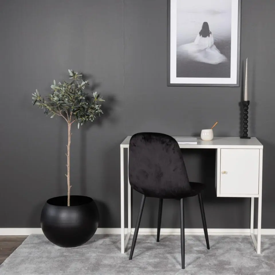 Bureau - Wit Metaal - 95x45x75cm - Bakal