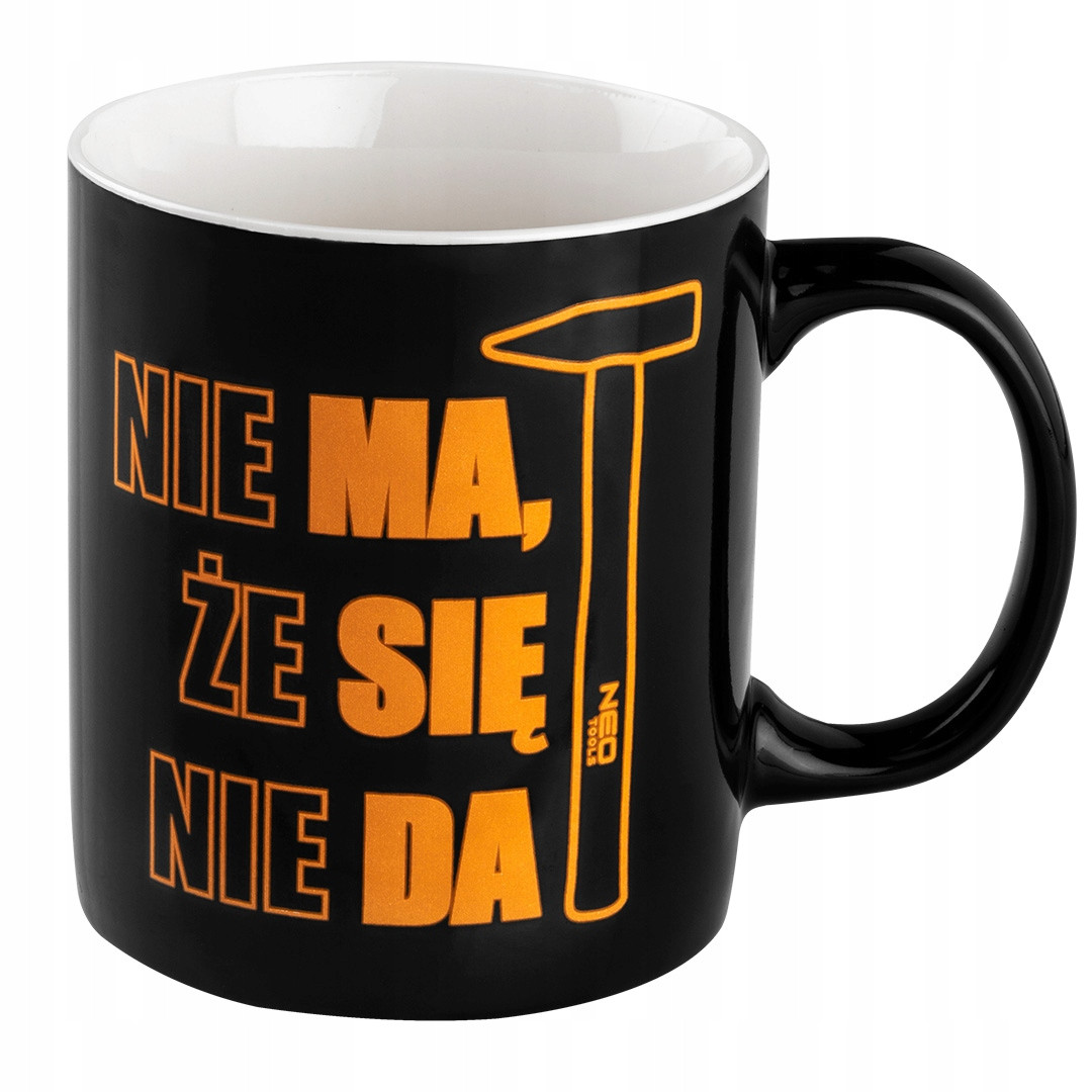 Kubek z nadrukiem MA SIĘ DA, prezent 330ml, NEO Tools