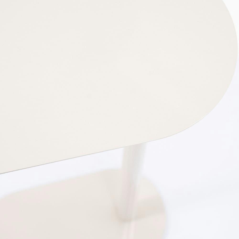 SPOT - Bout de canapé en métal H70cm beige