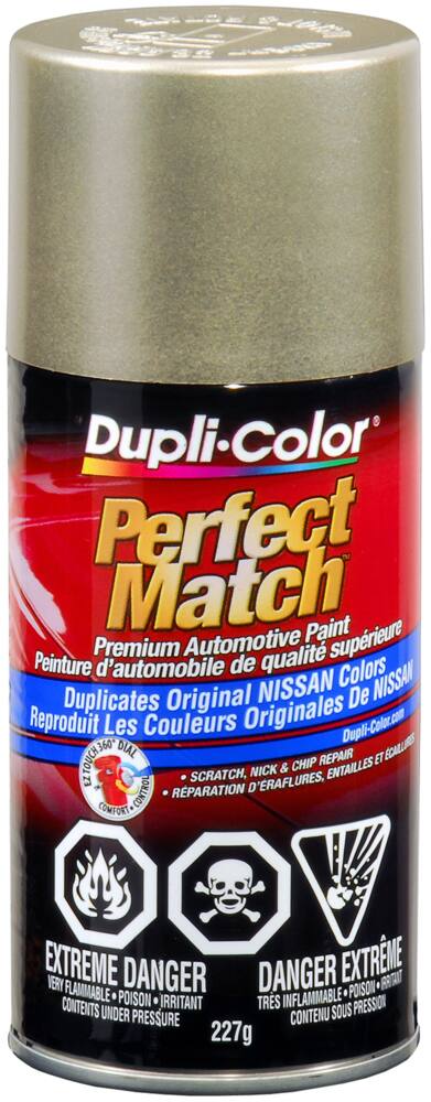 Dupli-Color Perfect Match Premium Acrylic Lacquer Automotive Aerosol Spray Paint, Sunlit Sand (EV0), 227-g