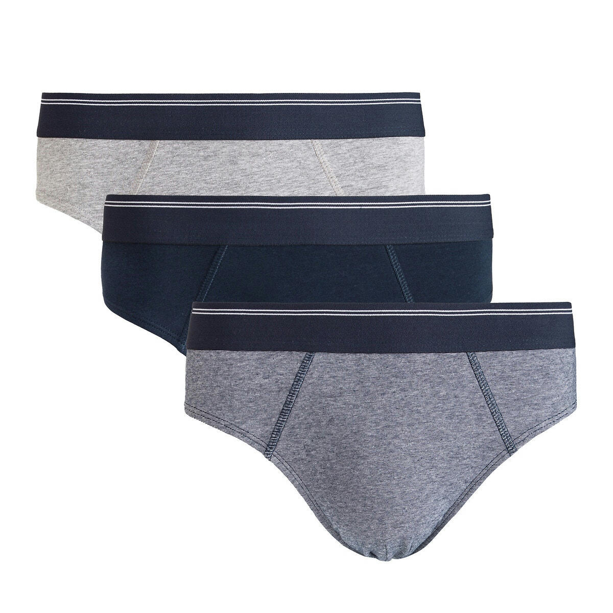 Lot de 3 slips en coton bio