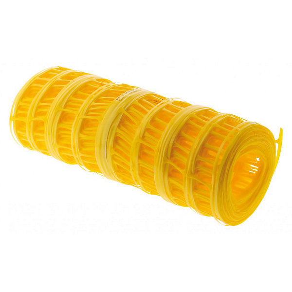 Grillage avertisseurs jaune, L.25 x l.0,3 m