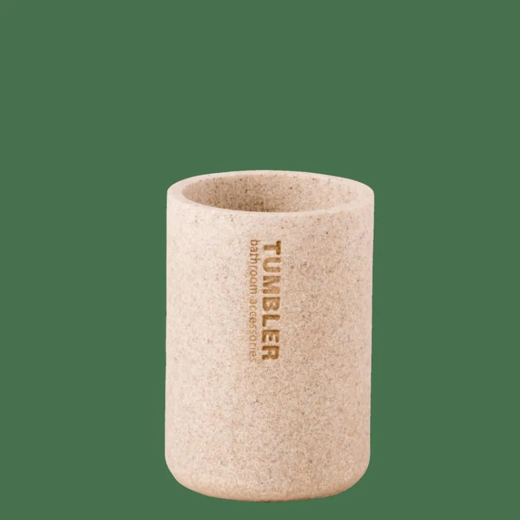 Accessoires Lavabo^CASA NEW RESIN Gobelet Naturel