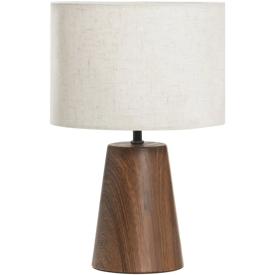 Tafellamp Finne - bruin metaal - E27 - 37x&Oslash;23 cm