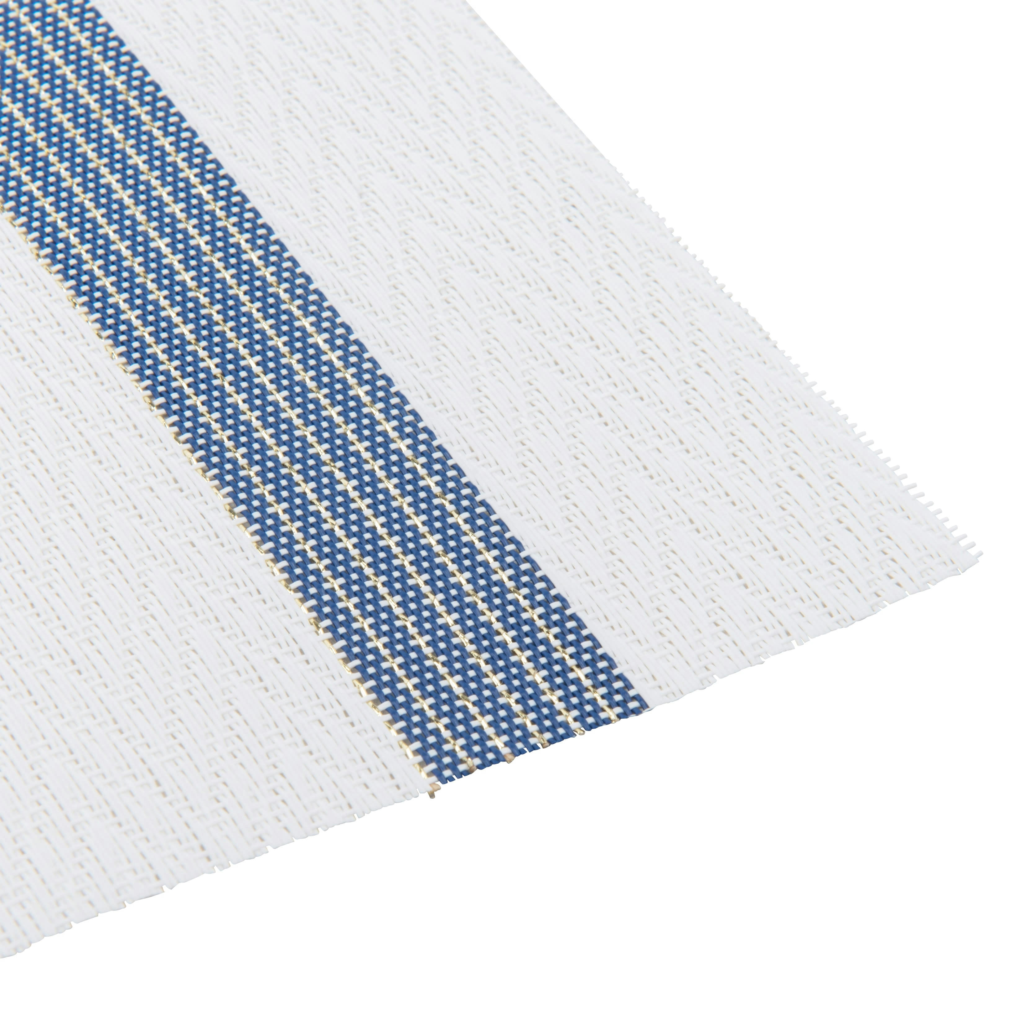 LILI - Set de table blanc et bleu