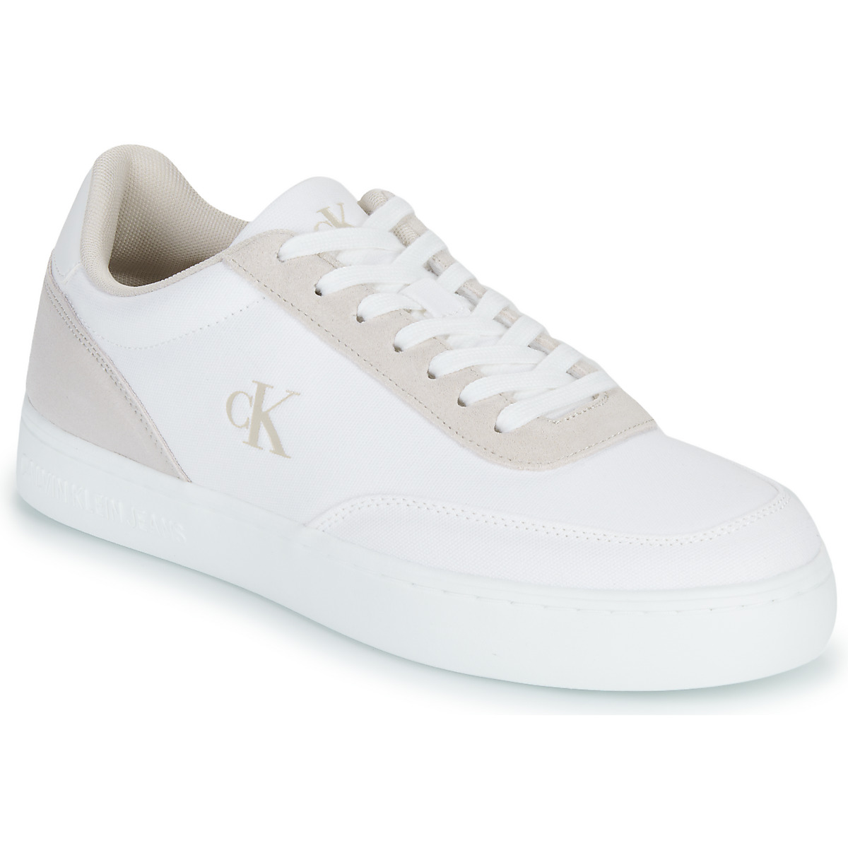 Calvin Klein Jeans - CLASSIC CUPSOLE MG CANVAS - White / Beige
