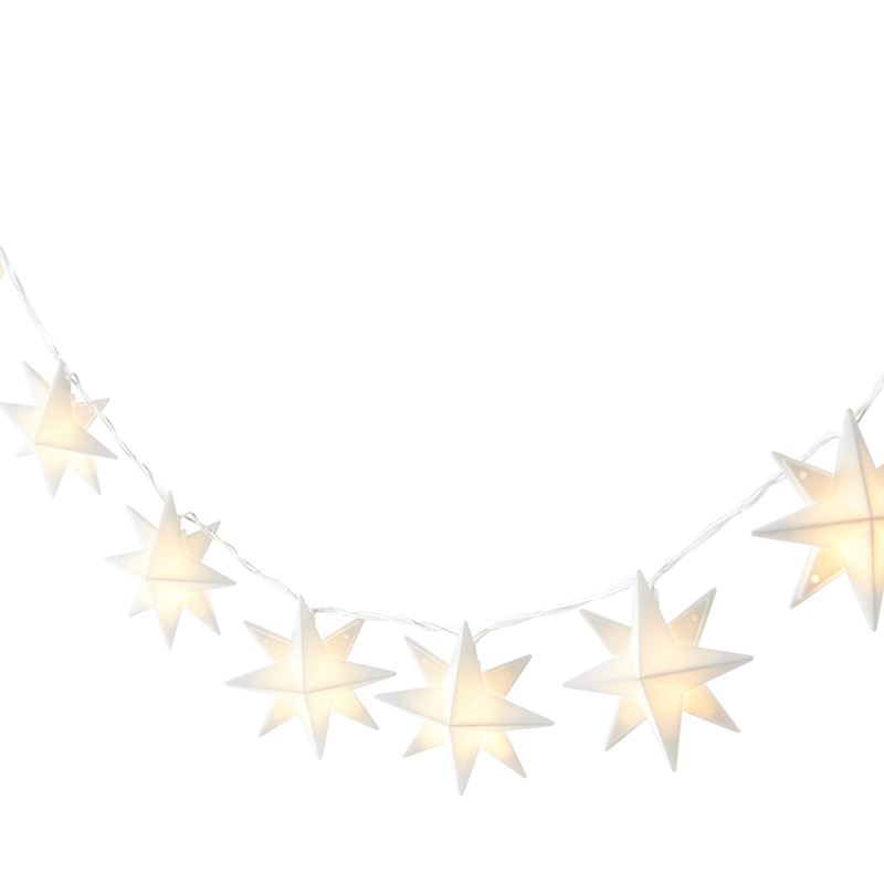 Starburst Christmas Fun White String Lights