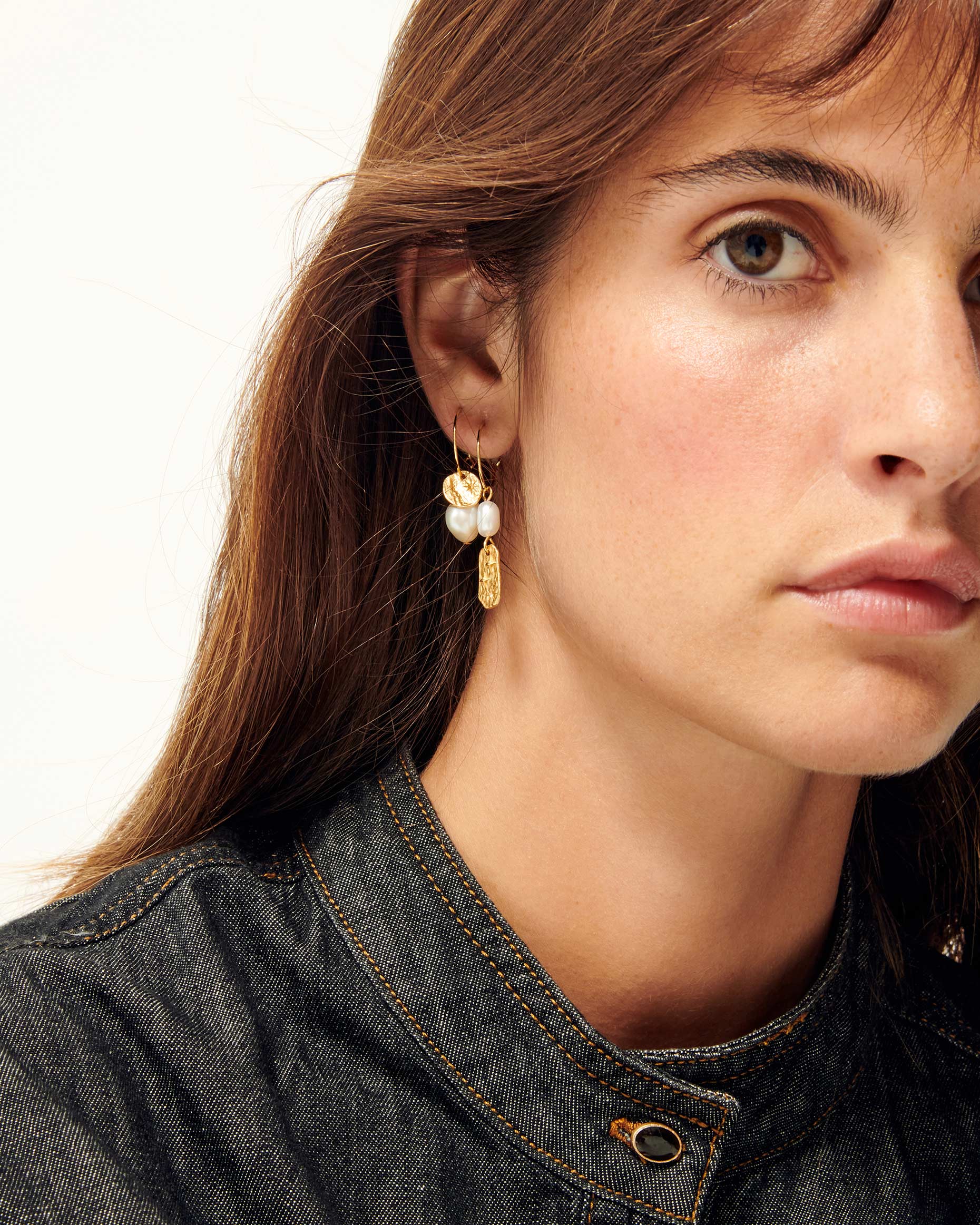 Boucles d'oreilles Soren pearl